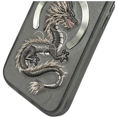 5. Nimmy Dragon MagSafe Case for iPhone 16 Pro - Gray