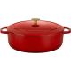 2. Oval cast iron pot BALLARINI BELLAMONTE 75003-566-0 - 5.5 ltr red