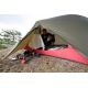 8. MSR Hubba Hubba Bikepack 2 Person Green, Red, White Triangle Tent