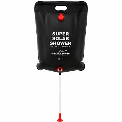 10. SOLAR SHOWER CAMPING TOURIST 15L REDCLIFFS