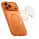 3. Tech-Protect Magpeak MagSafe CC Case for iPhone 17 Pro - Orange