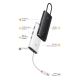 18. Baseus Lite Series multifunctional USB Type C HUB - 2 x USB 3.0 / USB Type C / HDMI 1.4 / SD/TF OTG black (WKQX050001)