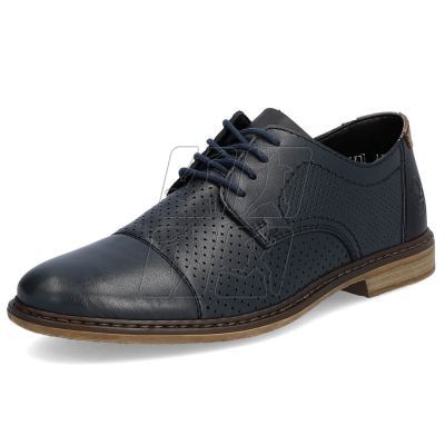 8. Comfortable leather shoes Rieker M RKR659, navy blue