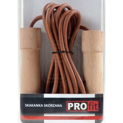 12. Leather skipping rope PROFIT DROP DK 1019