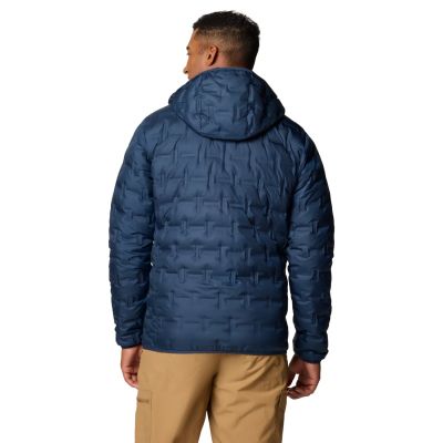 3. Columbia Delta Ridge II Down Hooded Jacket 2086222464 Navy Blue L