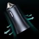 18. Baseus Golden Contactor Pro car charger USB-C / USB-A 40W PD QC 4+ SCP FCP AFC + cable - gray