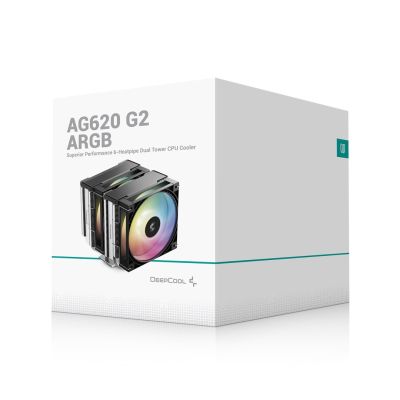 18. DeepCool AG620 G2 ARGB Processor Air Cooler 12cm Black 1 pc.