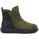 2. Women's insulated green ankle boots Potocki Z25-JE19365