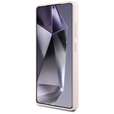 5. Karl Lagerfeld Silicone Graffiti Ikonik Printed Logo MagSafe Case for Samsung Galaxy S25 Ultra - Pink