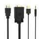 2. Orico XD-VATH VGA and mini jack 3.5 mm to HDMI Full HD 60 Hz cable with USB power 5 m - black