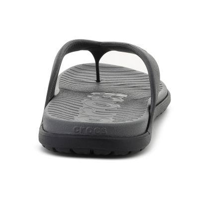 5. CROCS COAST FLIP BLACK/SLATE GRAY 212035-0DD