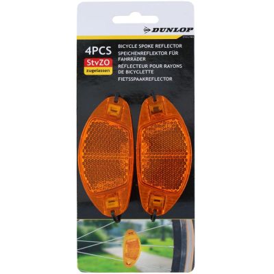 18. DUNLOP WHEEL SPOKE REFLECTORS 4 PCS