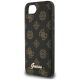 6. Guess Peony Script Logo MagSafe iPhone 16e Case Black