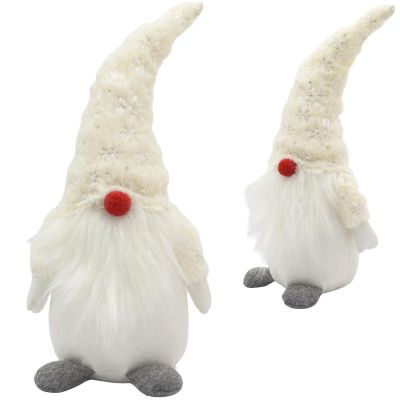 3. DECORATIVE gnome dwarf white 45cm
