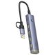 3. Baseus UltraJoy Series USB-A/USB-C hub 4xUSB-A 3.1 1xUSB-C 5V - gray