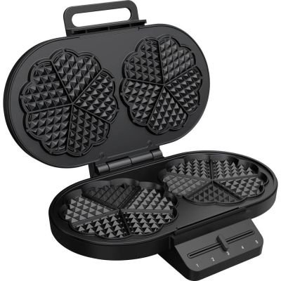 3. Princess 132384 10 waffles 1200 W Black