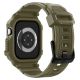 3. Spigen Rugged Armor Pro Strap for Apple Watch 46mm - Green