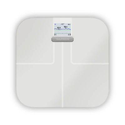 4. Garmin Index S2 Rectangle White Electronic Personal Scale