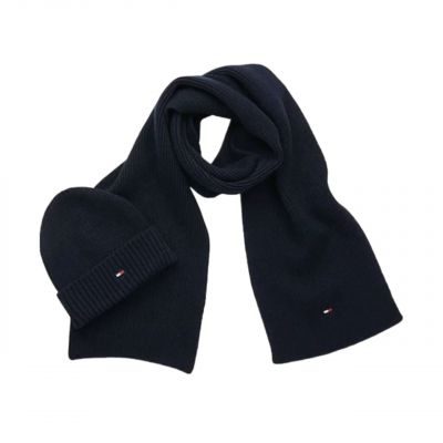 Tommy Hilfiger Jr Hat + Scarf AU0AU01651