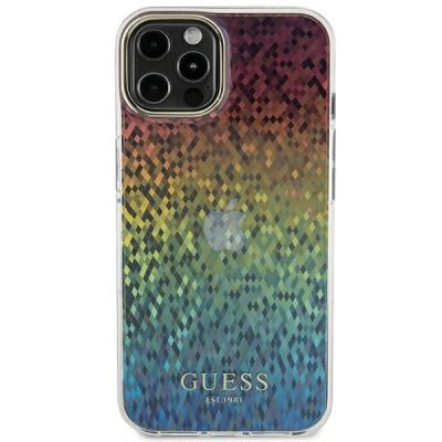 3. Guess IML Faceted Mirror Disco Iridescent case for iPhone 12/12 Pro - multicolor