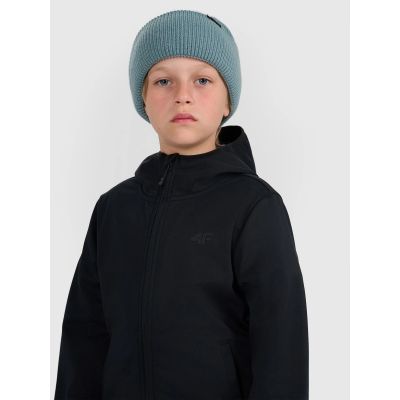 4. Softshell jacket, windproof membrane 5000, boys 4F 4FJRAW25TSOFM516-20S