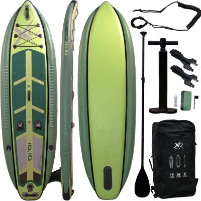 10. SUP BOARD SET FOR FISHERS 150KG INFLATABLE 330x99x15CM