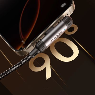 4. Joyroom S-A56 EnjoyX Series 90° USB-C - Lightning cable 30W 1.2m - black