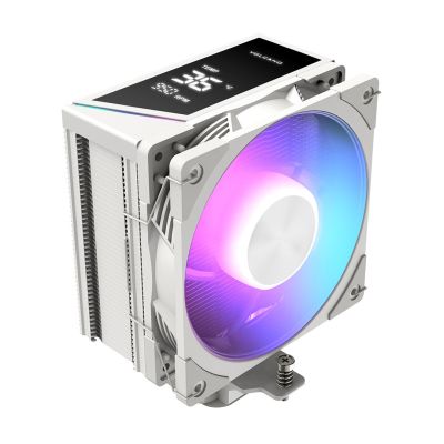4. MODECOM CPU COOLER VOLCANO 0C T202 LCD ARGB WHITE
