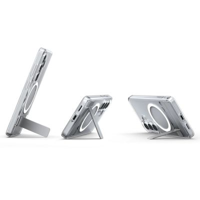 6. Spigen Ultra Hybrid S Mag MagSafe Case for Samsung Galaxy S26 - Clear and White