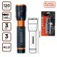 7. 3W 120-Lumen Tactical Aluminum Flashlight, BLACK+DECKER