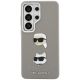 3. Karl Lagerfeld Saffiano Double Heads Metal case for Samsung Galaxy S26 Ultra - silver