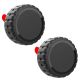 5. Wozinsky WAT-48-0Y2S Case for Apple AirTag, Screw-on, Waterproof, Self-Adhesive, 4 pcs. - Black
