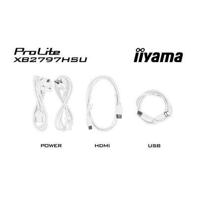 14. iiyama ProLite XB2797HSU-W1 computer monitor 68.6 cm (27") 1920 x 1080 px Full HD LED White