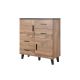 Chest of drawers LOTTA 110 2D4S wotan + matt black