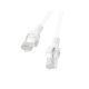 3. PATCHCORD CAT.6 UTP 1M WHITE FLUKE PASSED LANBERG 10-PACK