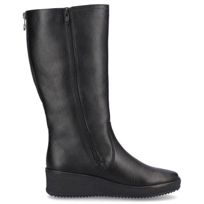 8. Rieker W RKR237B Leather Waterproof Boots Lined with Lambswool