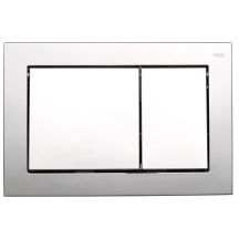 TECEBASE TOILET PUSH PLATE CHROME BRIGHT