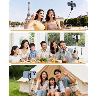 8. Selfie stick Orico SPV68 mini tripod Bluetooth 360 degree rotation 68 cm - black