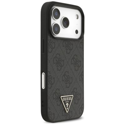 4. Guess 4G Strap Triangle Logo MagSafe case for iPhone 17 Pro - black