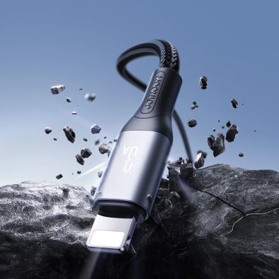 4. Joyroom S-A28 Flash Series 3A USB-A - Lightning cable 2m - black