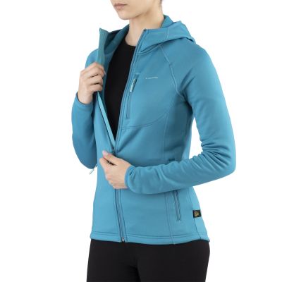Women’s Viking Jukon Hoodie Lady Quick-Drying Hoodie, Turquoise (730/23/0900/70)