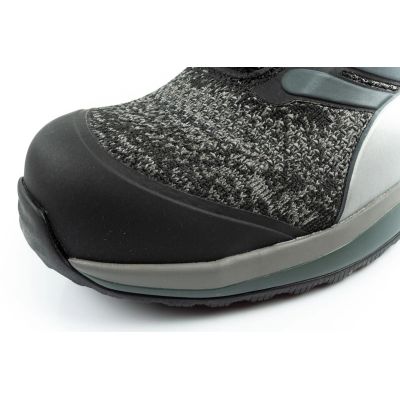 6. Puma Charge Black Disc Low S1P ESD HRO SRC Work Shoes Black BOA