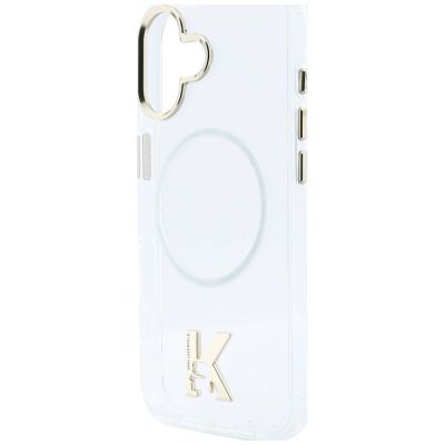6. Karl Lagerfeld IML K Head Logo MagSafe Case for iPhone 17 - Clear
