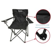 FOLDING CAMPING CHAIR 50X50X80CM BLACK