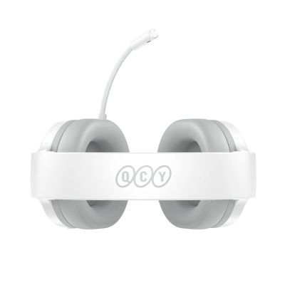 5. QCY Heroad V200 Tri-Mode Gaming Headphones with 7.1 Sound, 240h Battery, and Detachable Microphone - White