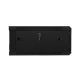 4. Lanberg WF01-6604-10B single-section cabinet (4U; 280mm / 600mm / 600 mm; wall-mounted; Glass; 19''; black)