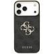 3. Guess 4G Big 4G Classic Logo Big Strap Metal Buttons Case for iPhone 18 Pro / 17 Pro – Black