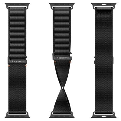 9. Strap Spigen WBF1 Strap for Apple Watch 44 / 45 / 46 / 49 mm - Black