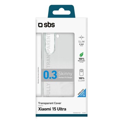 2. SBS Skinny Cover for Xiaomi 15 Ultra - transparent