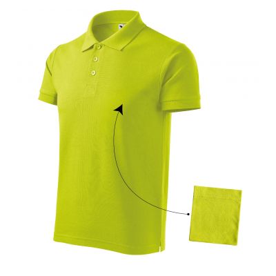 Malfini Cotton M MLI-21262 lime polo shirt